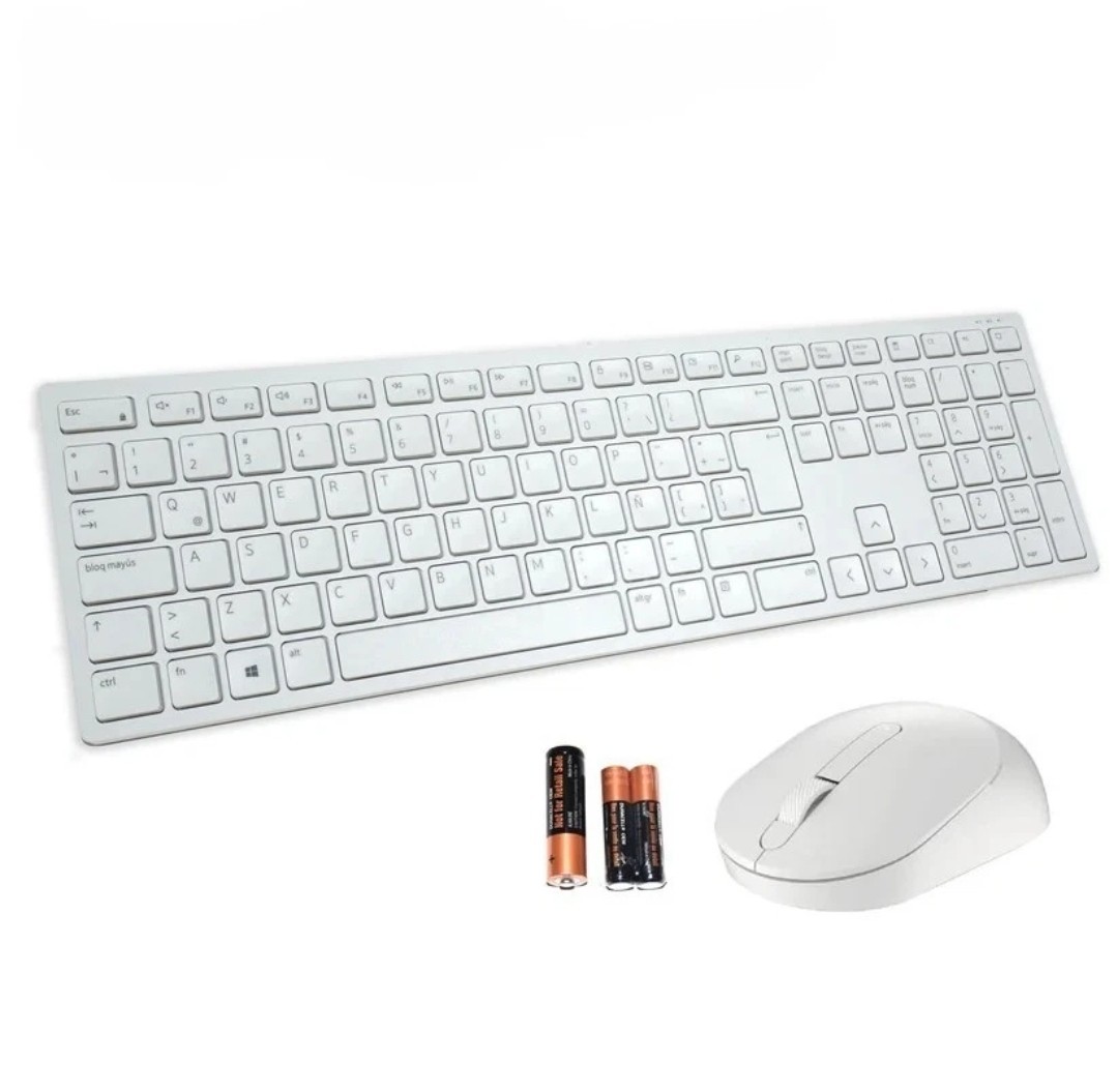 Dell KM5221W Pro White 2.4GHz  Wireless Combo KEYBOARD & MOUSE 