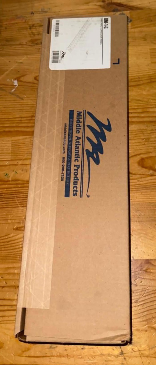 Middle Atlantic UNI-1-C Universal Connector Panel