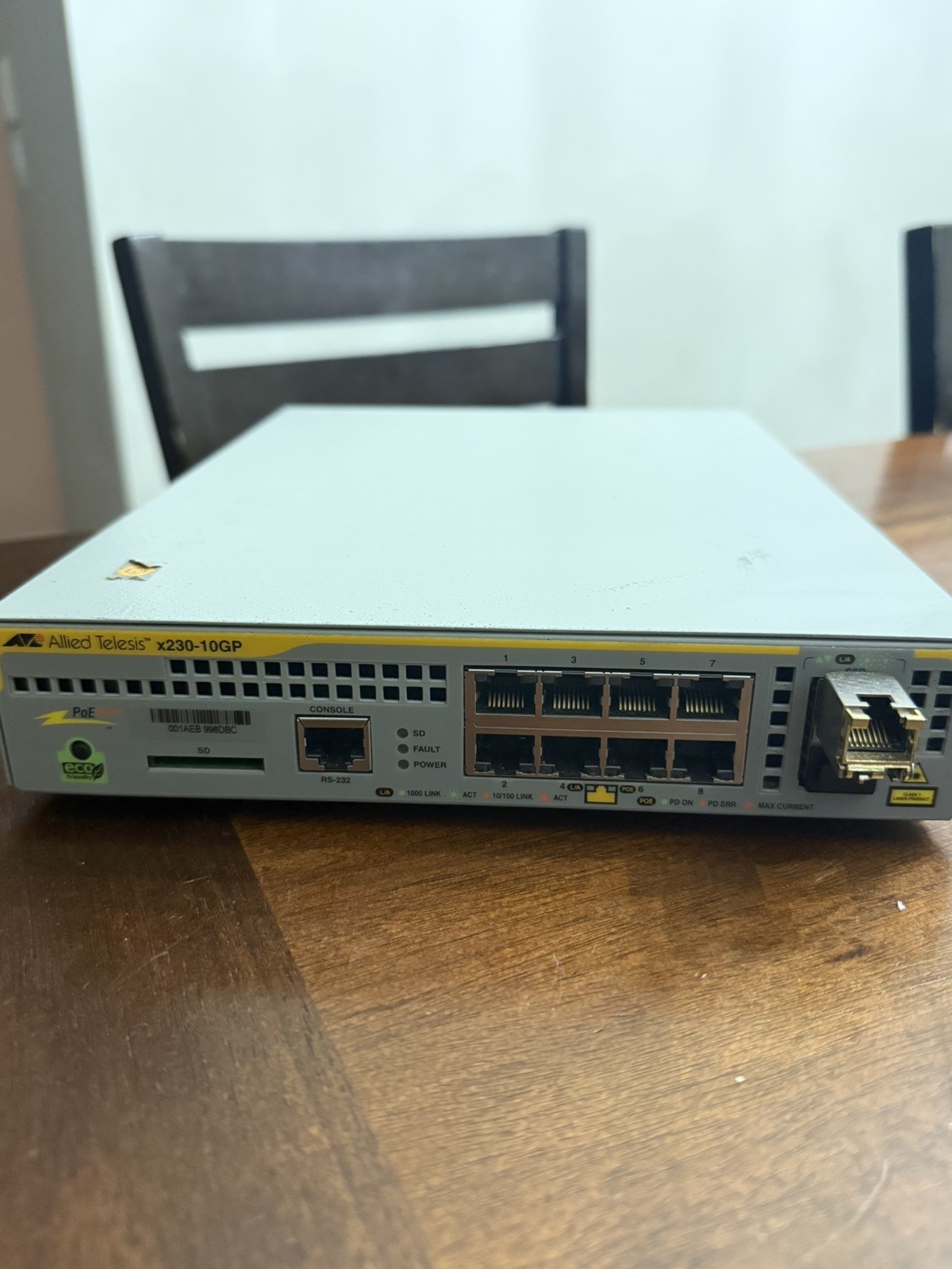 Allied Telesis AT-X230-10GP Ethernet Switch Tested good