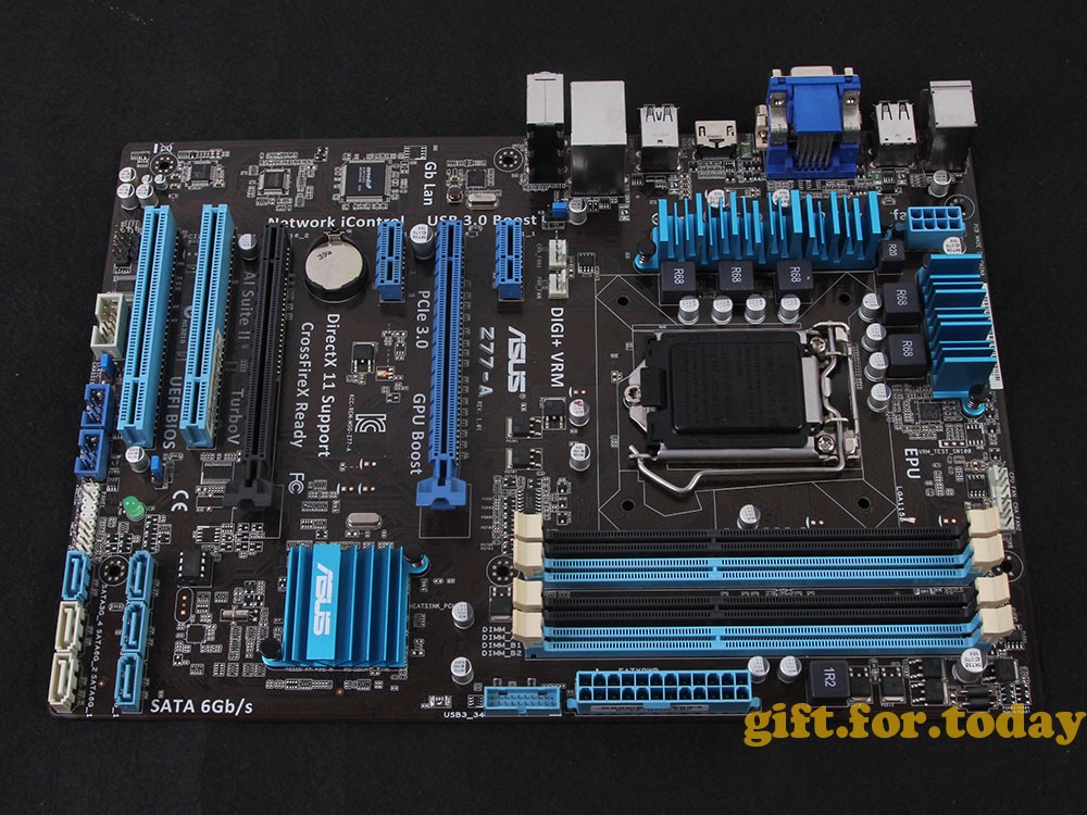 Original ASUS Z77-A Intel Z77 Motherboard LGA 1155 Socket H2 DDR3 ATX