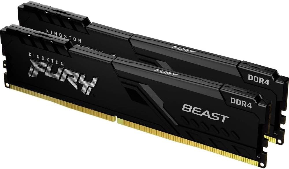 Kingston FURY Beast 32GB (2 x 16GB) 288-Pin PC RAM DDR4 3200 Desktop Memory