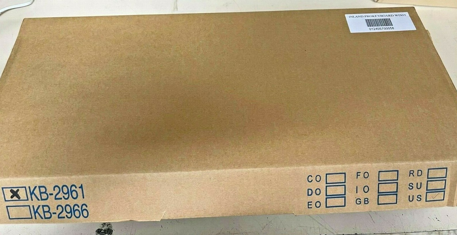 RARE VINTAGE INLAND PRO KEYBOARD WIN95 KB-2961 WINDOWS PS2 KEYBOARD OEM BOX RM0