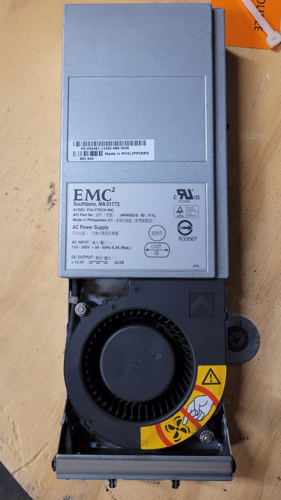 Dell EMC Acbel API4SG10 400w Server Power Supply Blower CX3 - XU177 071-000-462
