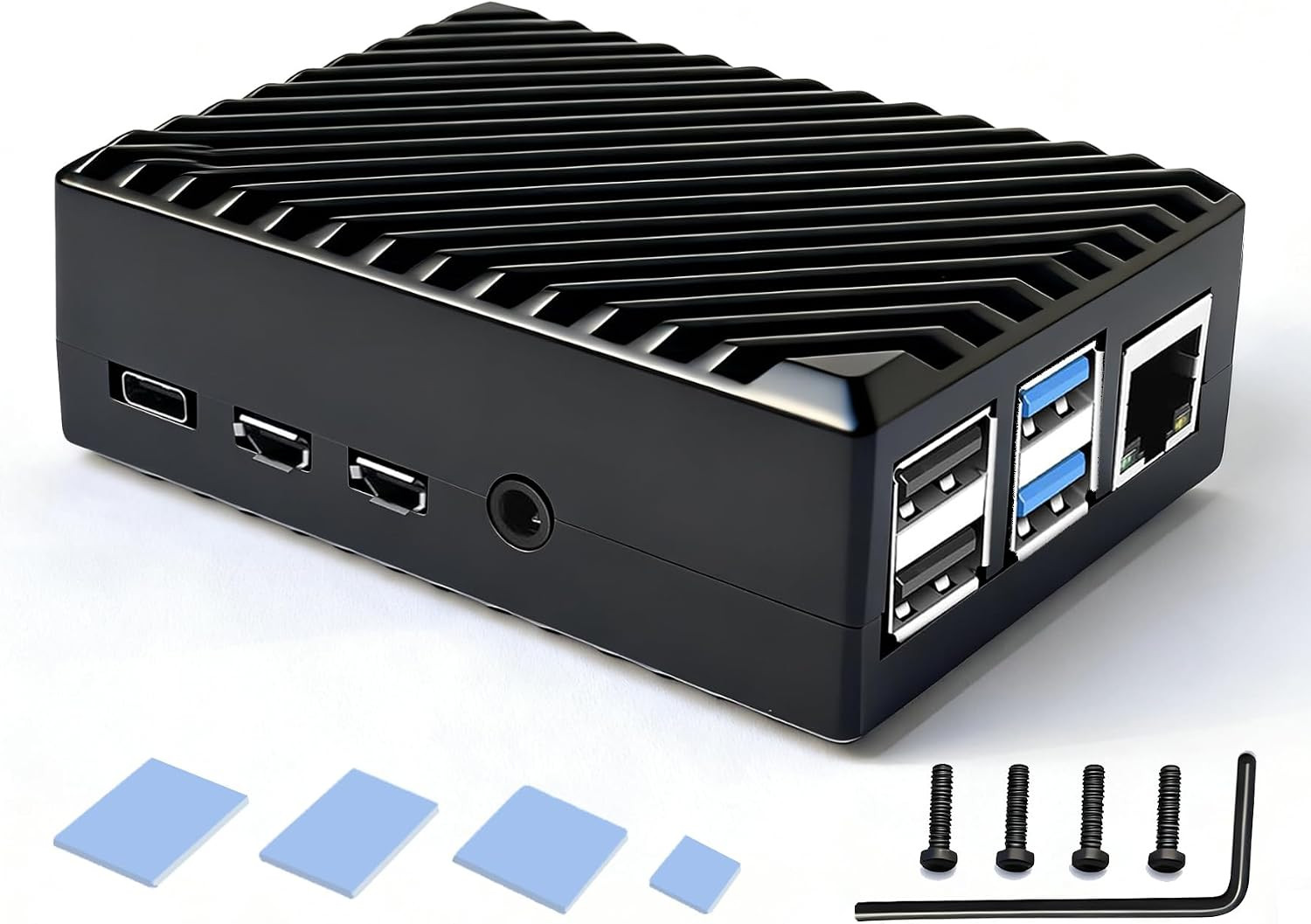 Raspberry Pi 4 Aluminum Case Heatsink Cooler for Raspberry Pi 4 Model B / 4B