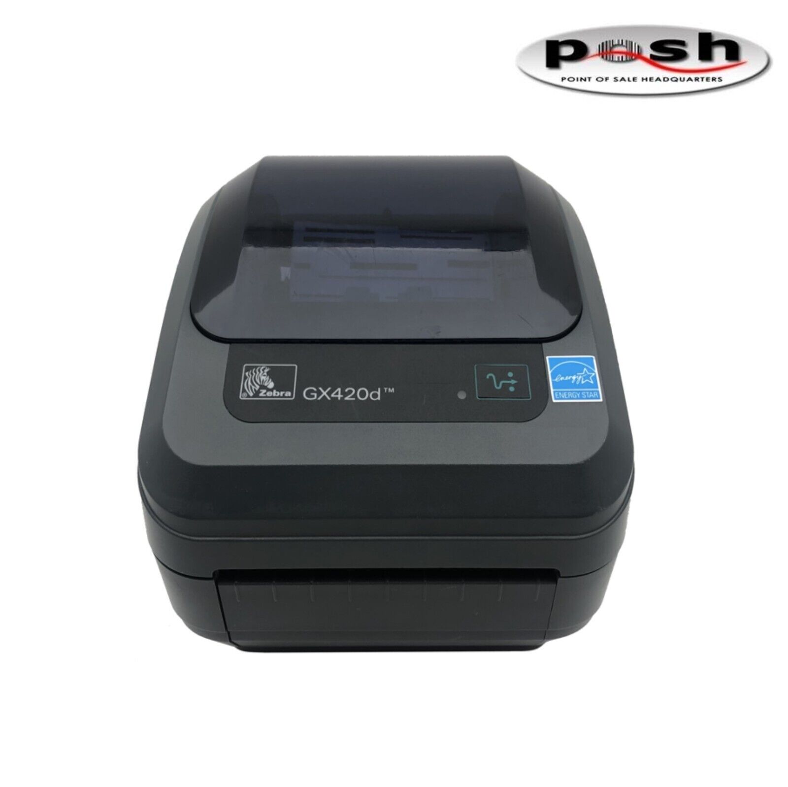 Zebra GX420d Direct Thermal Label Printer Serial USB Ethernet w/ Power Supply