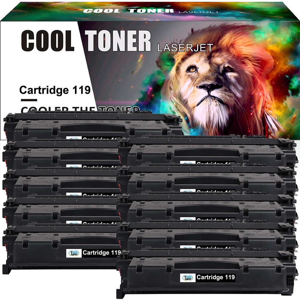 10PK C119 Toner Cartridge Compatible with Canon 119 ImageClass LBP251dw MF414dw