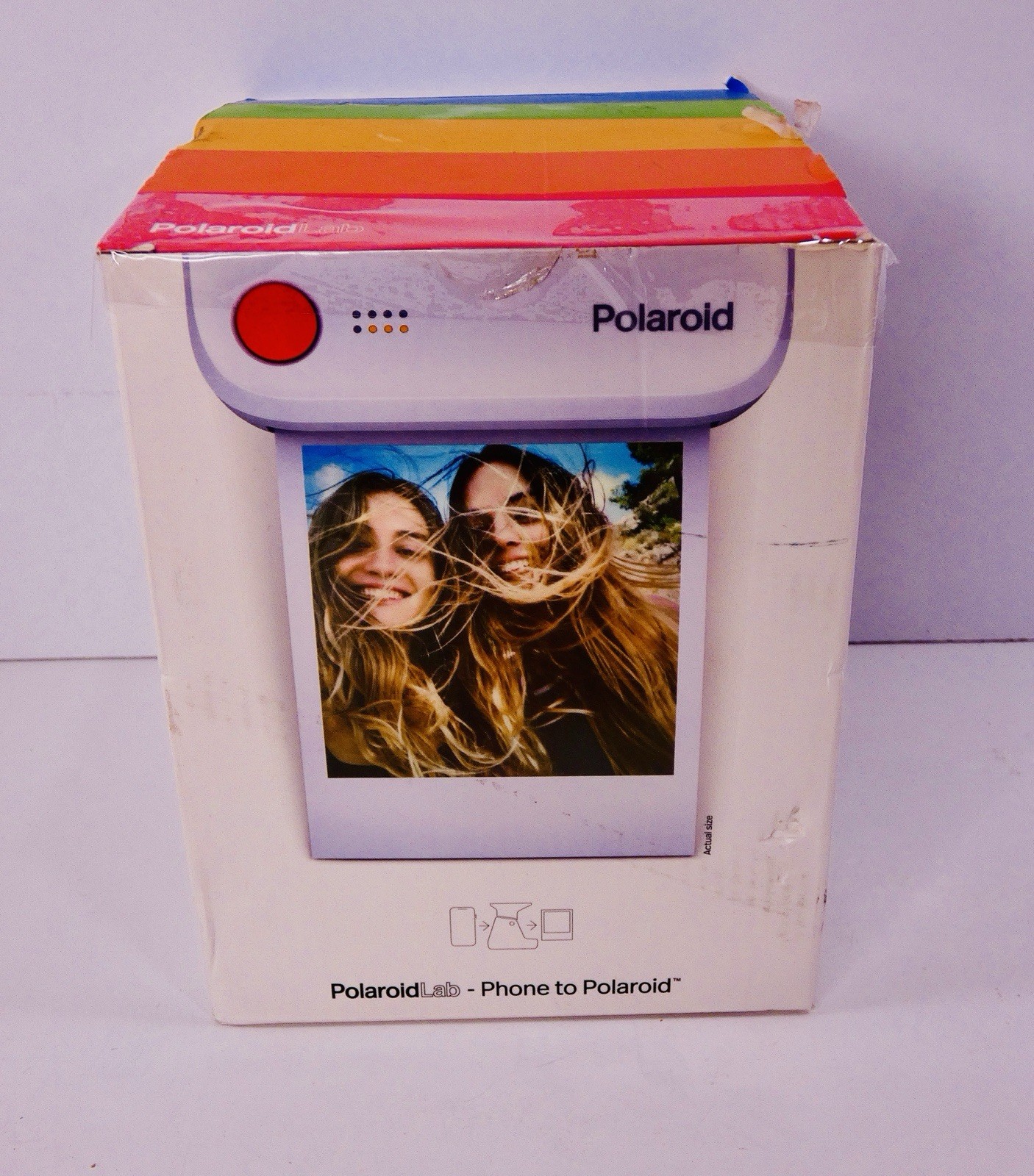 Polaroid Lab Phone to Polaroid Instant Photo Printer White Open Box App Tested