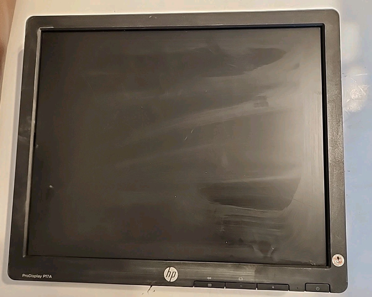 HP ProDisplay P17A 17-inch 5:4 LED Backlit Monitor Black -  