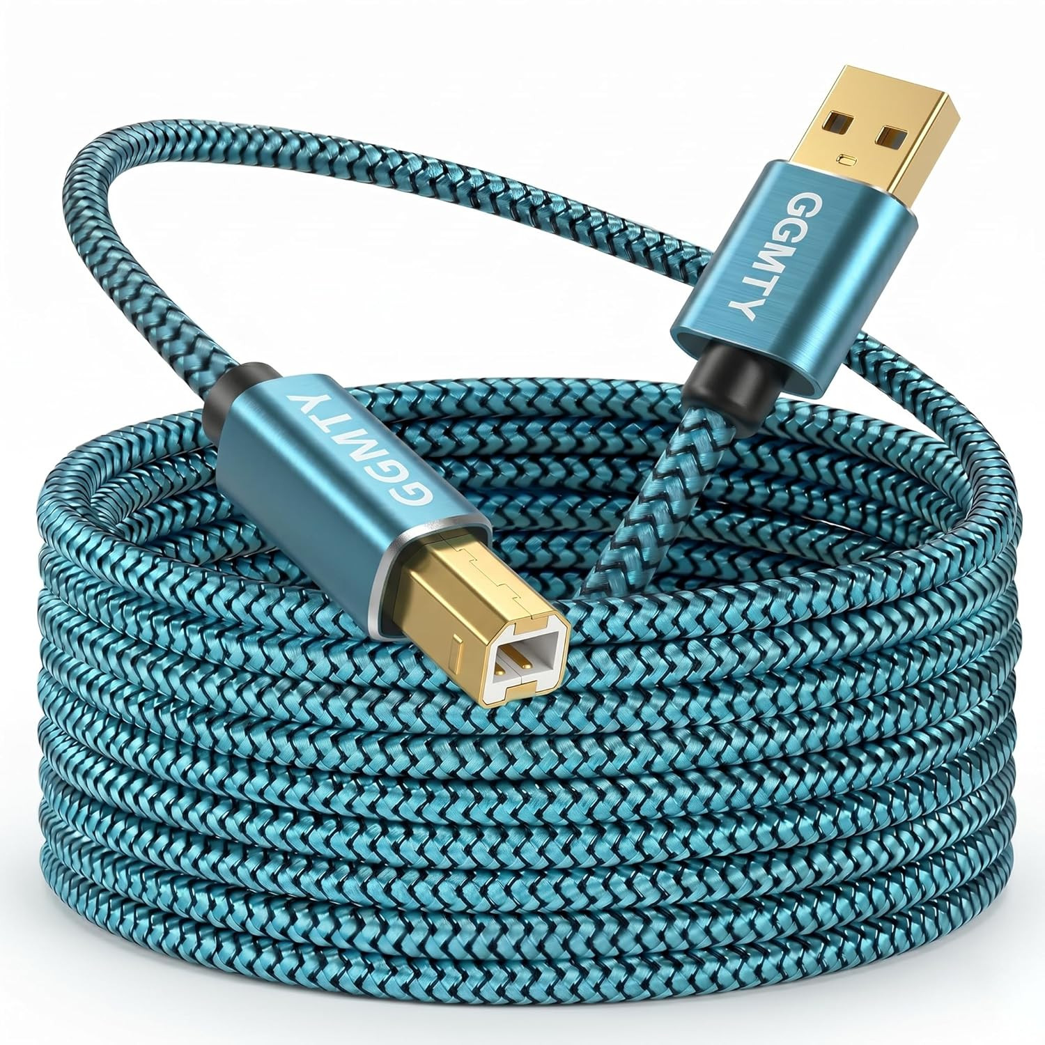 Printer Cable 40 Ft,Usb Printer Cable USB 2.0 Type a Male to B Male Scanner