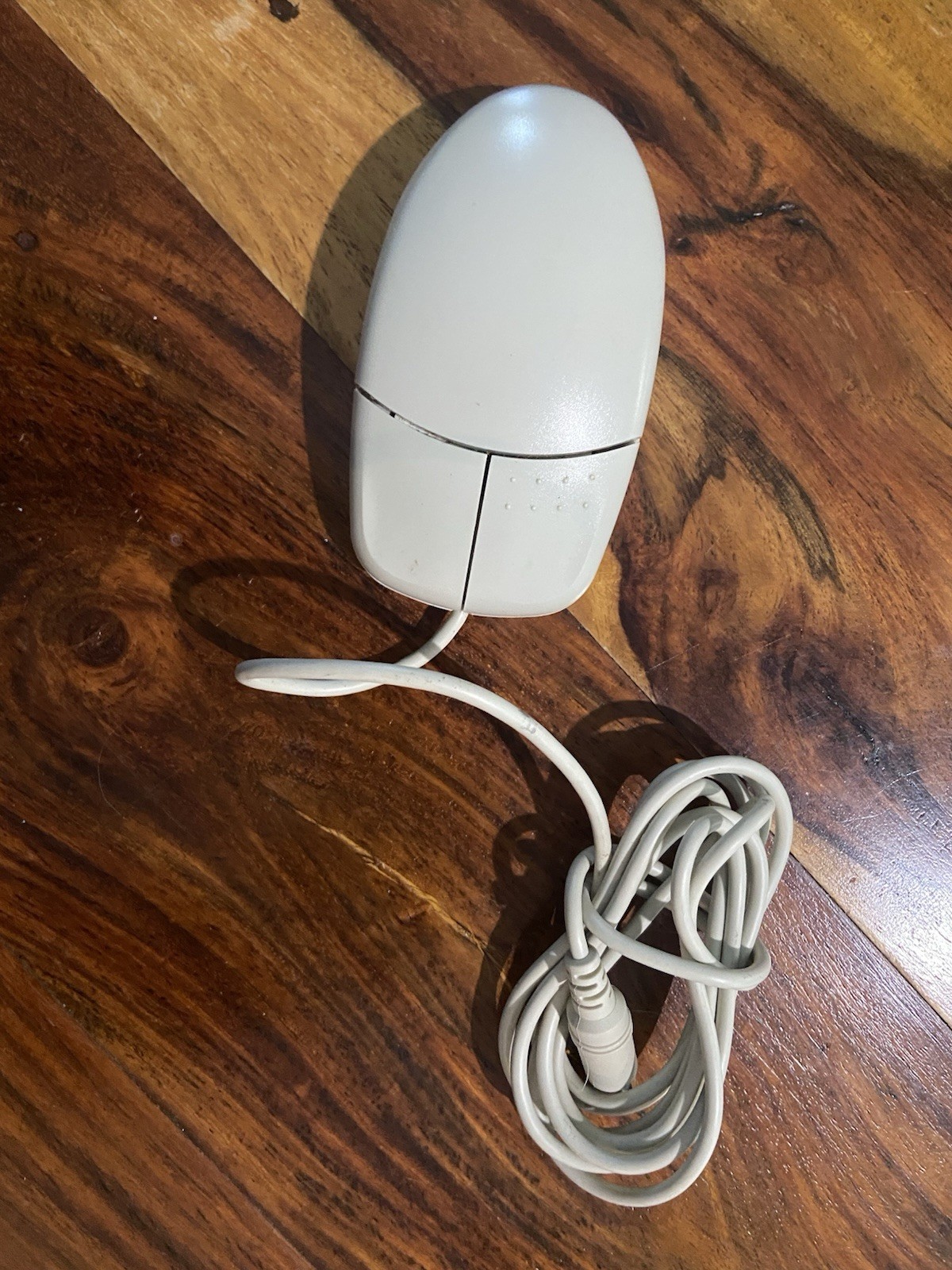Vintage Mitsumi Mechanical Ball Mouse 2-Button Wired Retro PC Malaysia PS2
