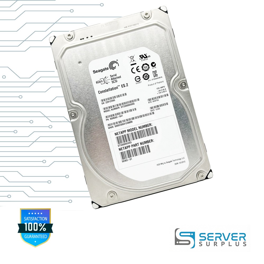 NetApp Constellation ES.2 SAS 6Gb/s 3.5 in Enterprise HDD | 50383-01