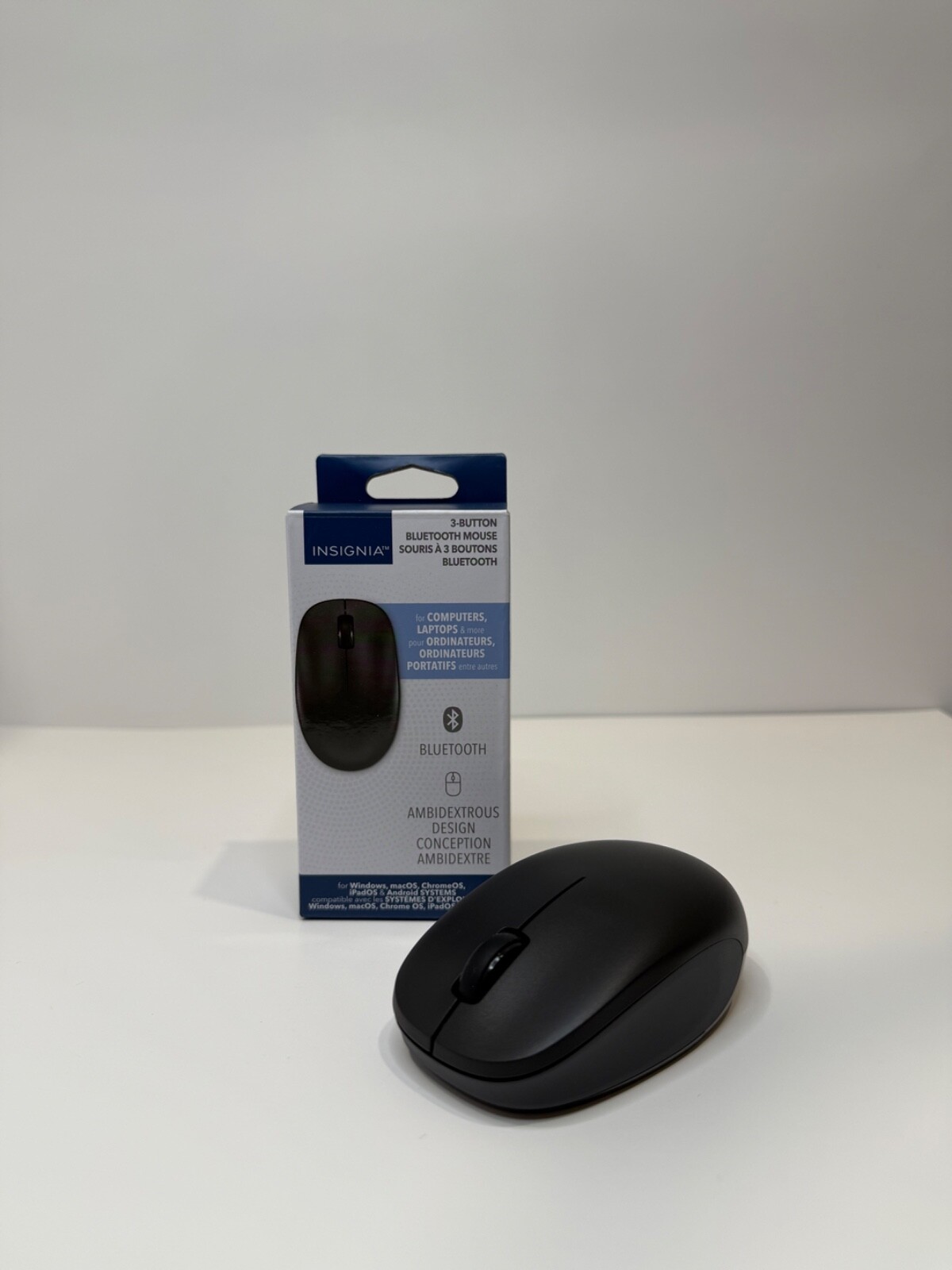 Insignia 3-Button Bluetooth Mouse - NS-PM3NK3B24 -