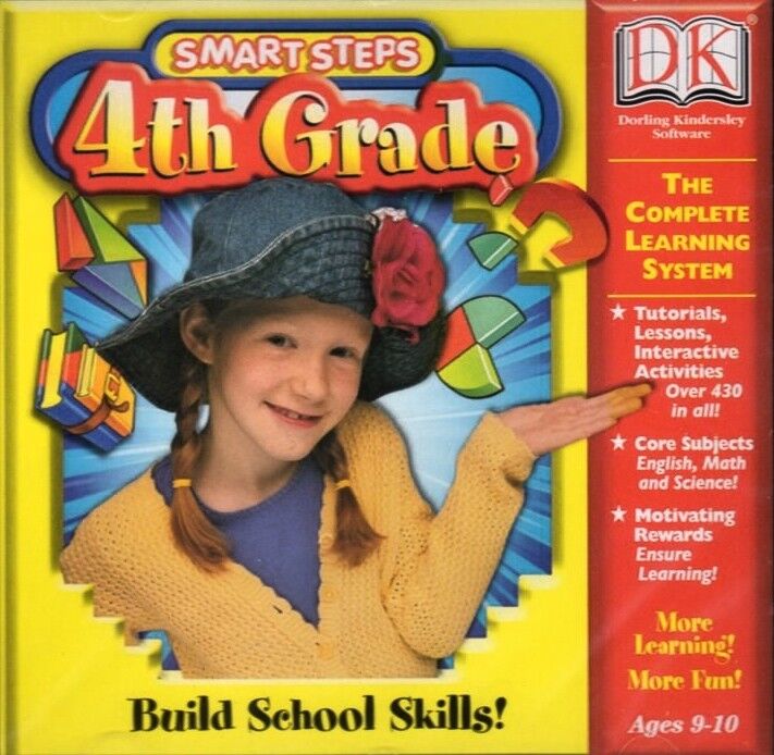 DK Smart Steps 4th Grade Pc Mac New Cd Rom Only In Paper Sleeve XP