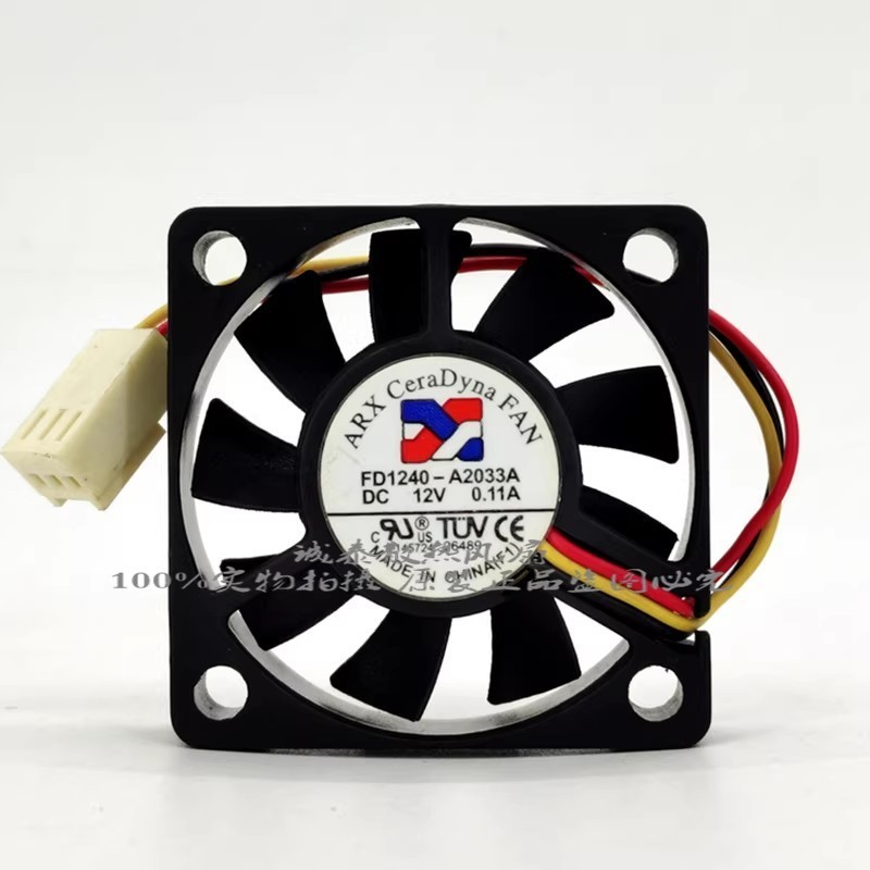 1PCS Genuine ARX Sanjiang FD1240-A2033A DC12V 0.11A 4010 4cm CPU Cooling Fan