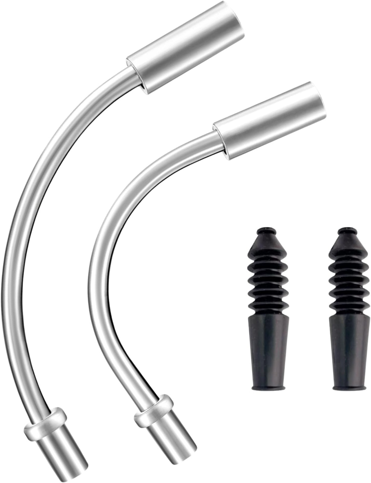 Bike V Brake Noodle Cable Guide Pipe Set 90 110 Degree Aluminum Stainless Steel
