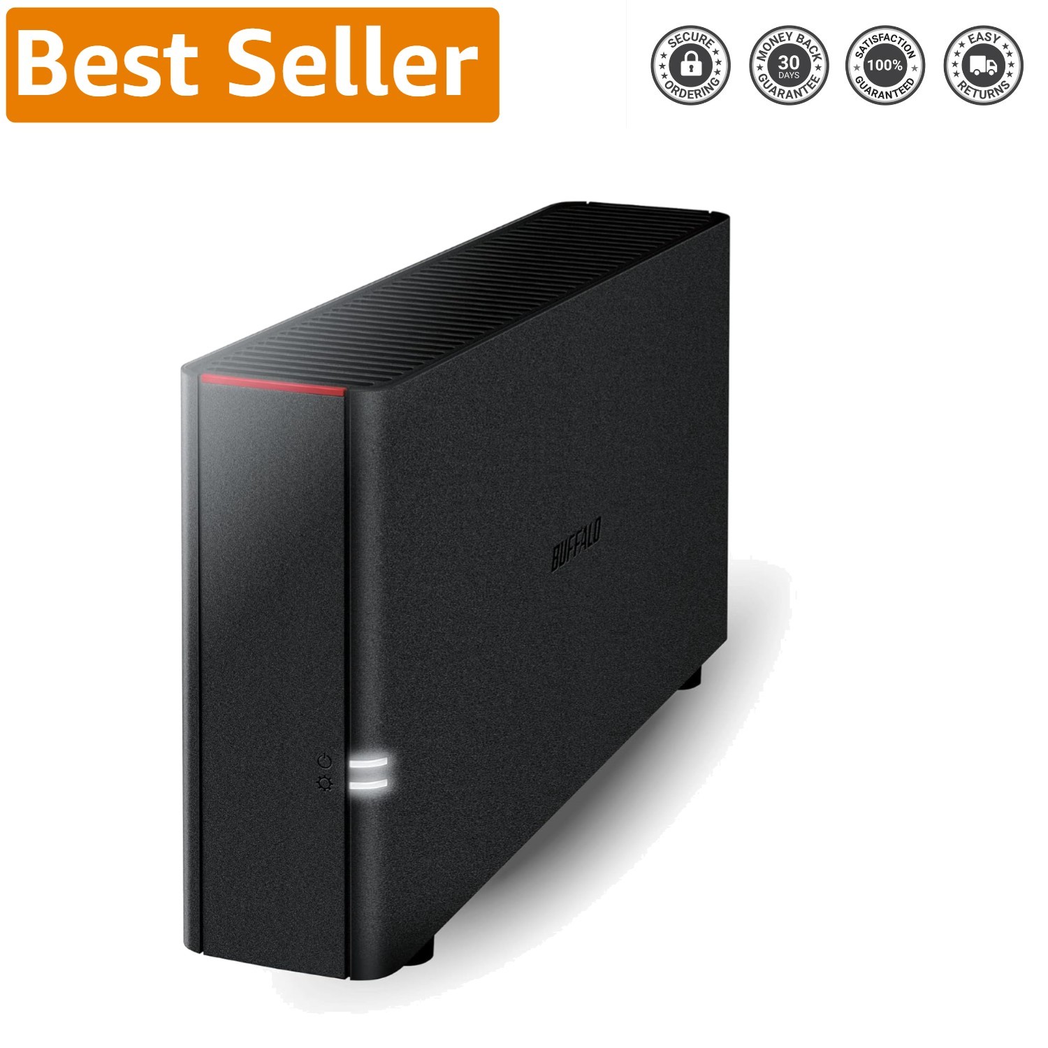 4TB LinkStation 210: Easy-to-Setup Secure NAS Storage for Home and Office