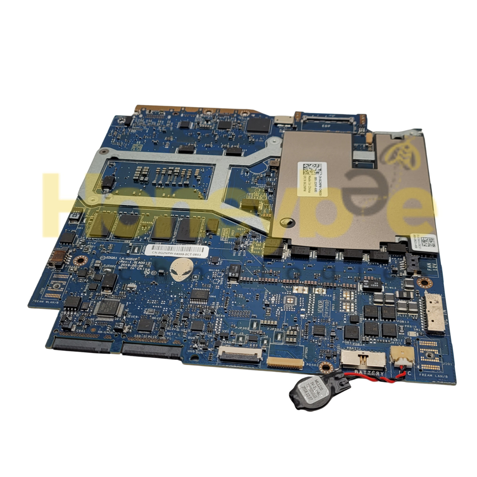 DELL ALIENWARE M17 R2 MOTHERBOARD i7-9750H 16GB NVIDIA GeForce RTX 2060 G2NPW