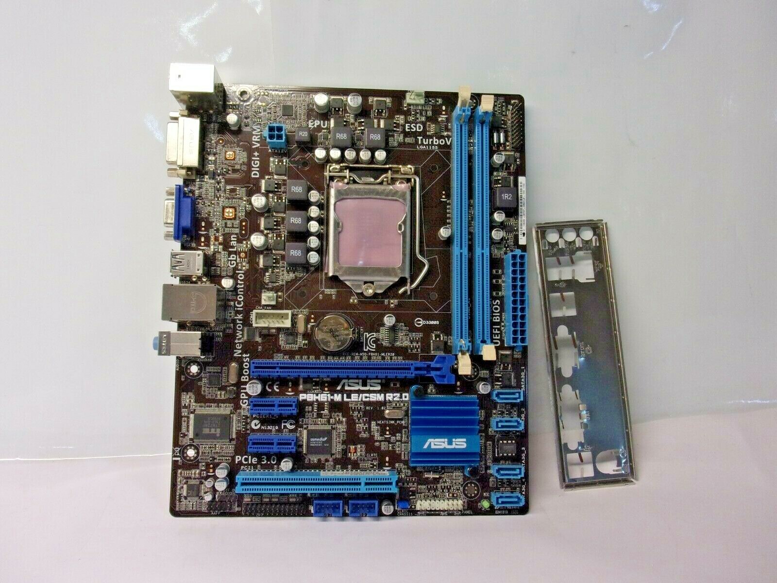 Asus P8H61-MLE/CSM Motherboard  I/O Shield 