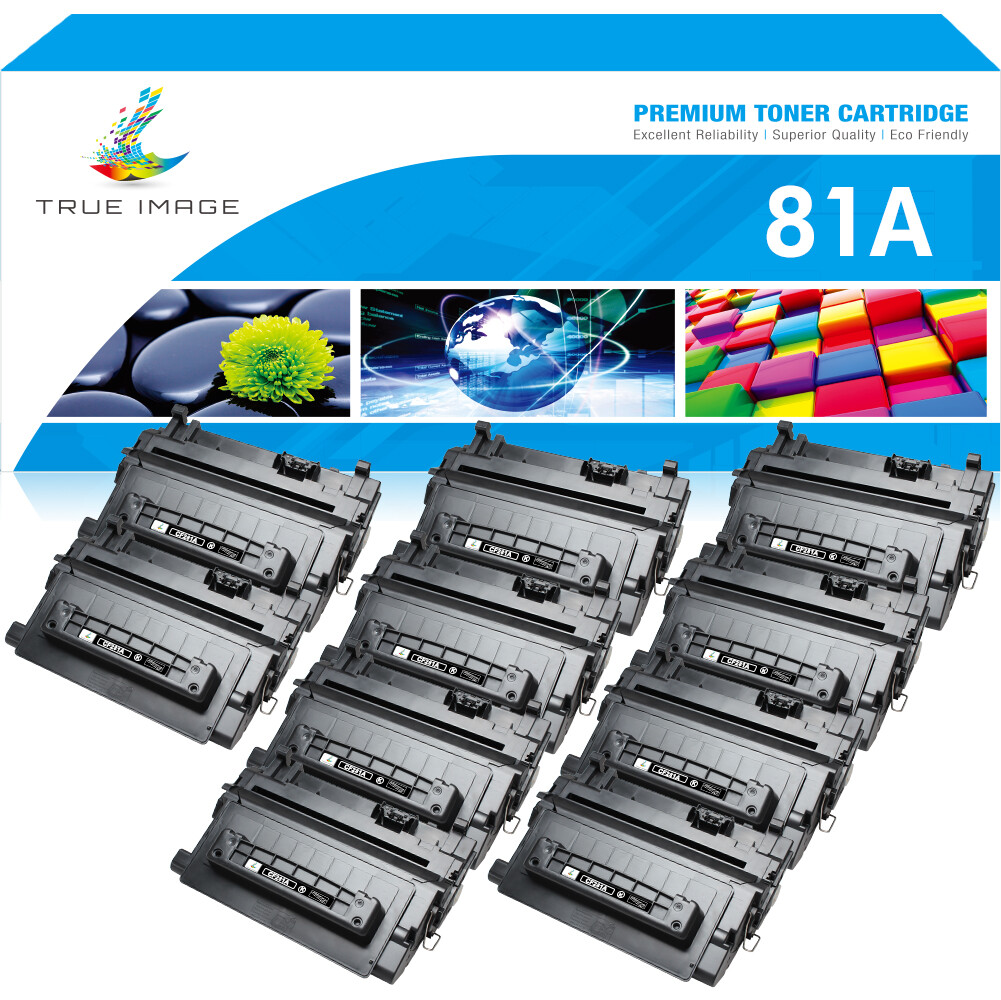 10PK CF281A Toner Compatible for HP 81A LaserJet M605X M606DN MFP M630z M630dn