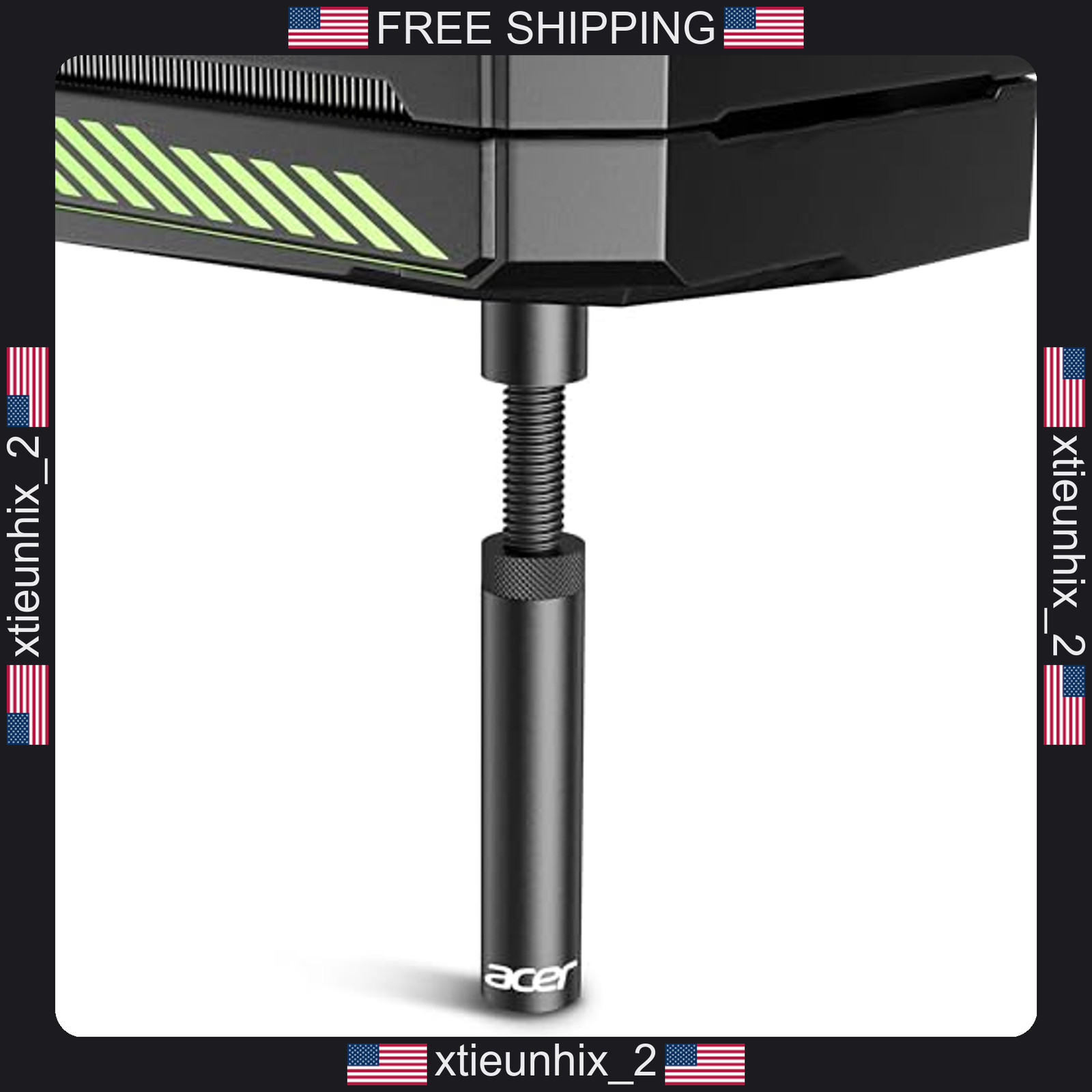 Acer GPU Support Bracket, Aluminum Alloy, Adjustable, Magnetic Base