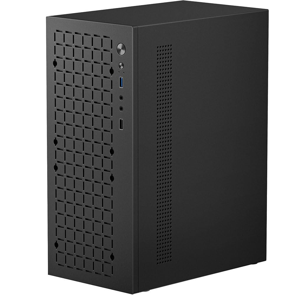 Black Micro ATX Case MATX Mini PC ITX Desktop Computer Small Compact Case