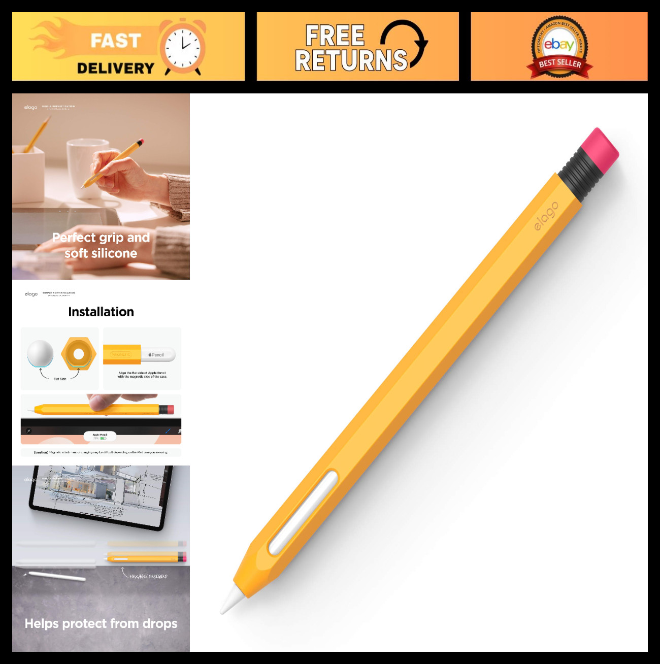Case for Apple Pencil Pro & Apple Pencil 2nd Generation