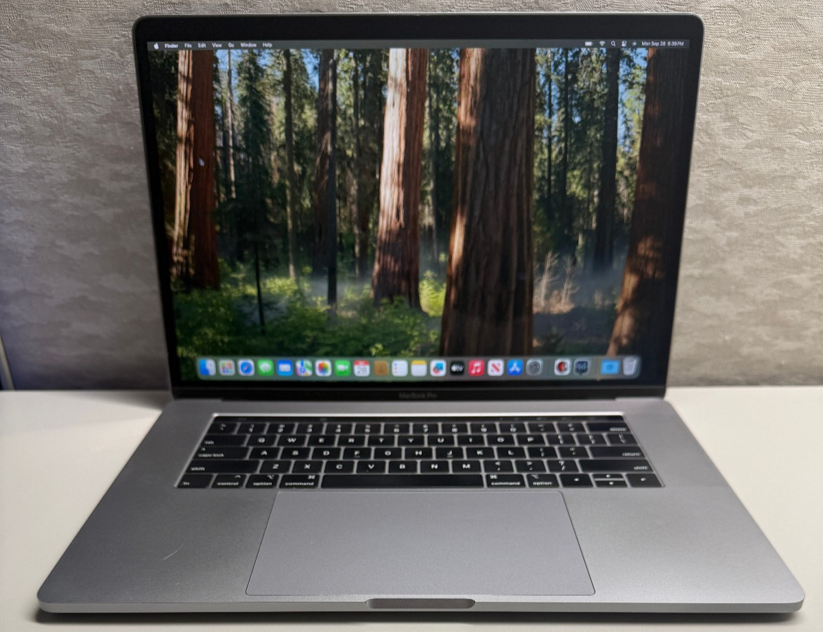 Apple MacBook Pro 15" 2018 6-Core i7-8750H 32G 256GG Sequoia Radeon Pro 555x4G