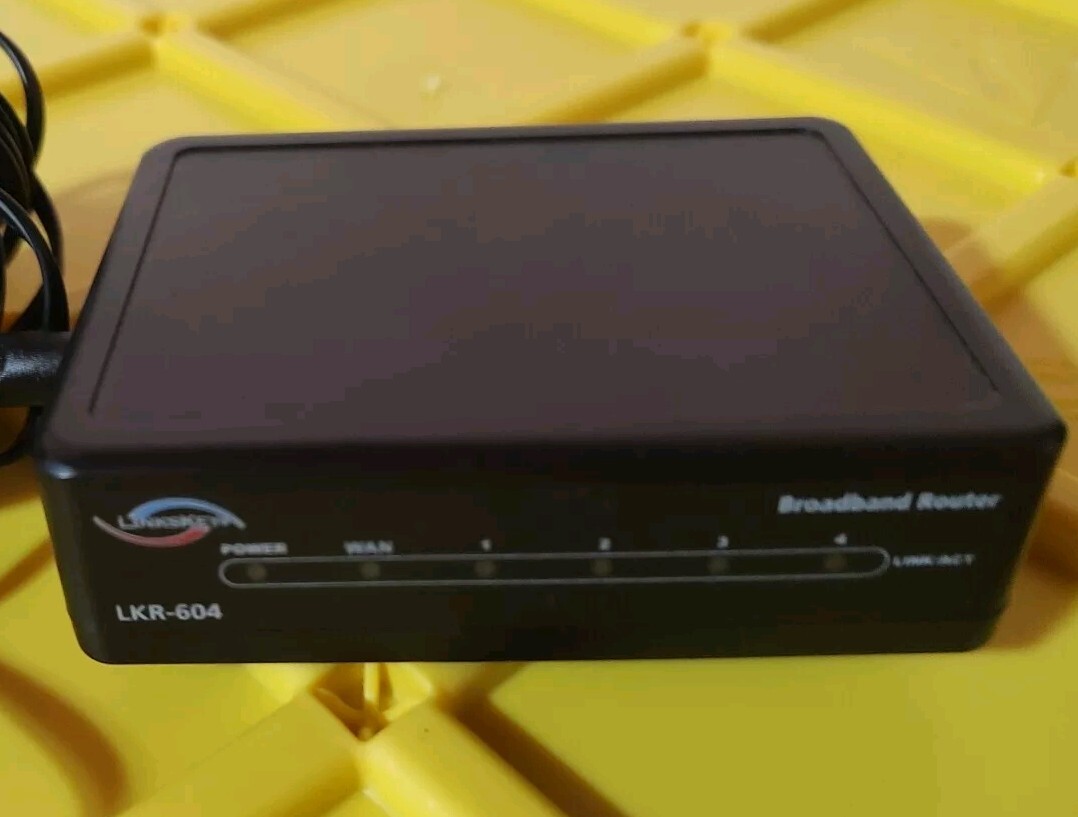 Linkskey LKR-604 Rev. C 4-Port Broadband Router 10/100Mbps Switch