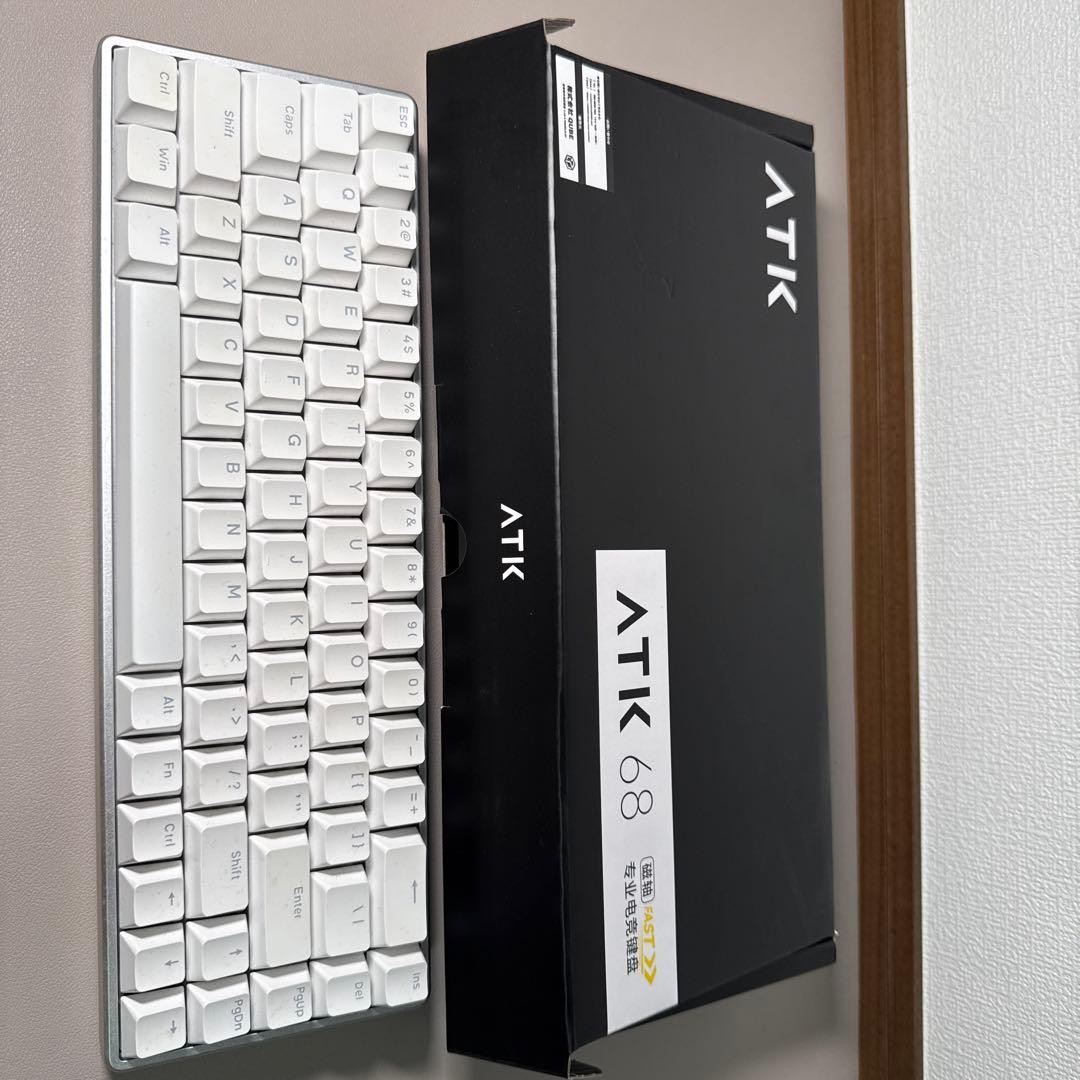 ATK Gaming Keyboard ATK 68 L White Rapid Trigger JP TKL Used