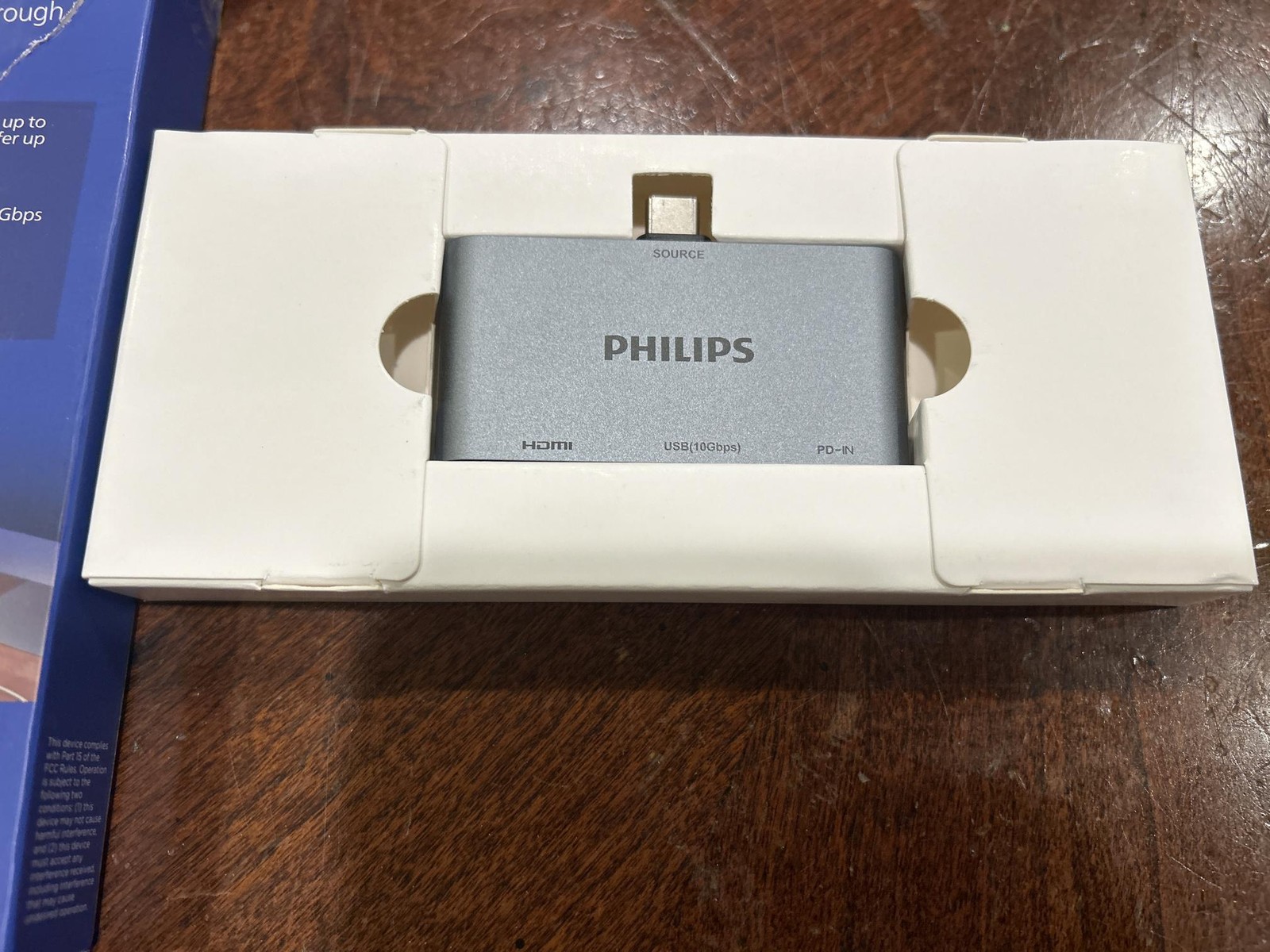 Philips USB-C Multiport Hub, with 4K HDMI Display, 10bps and 2 5Gbps USB-A Data