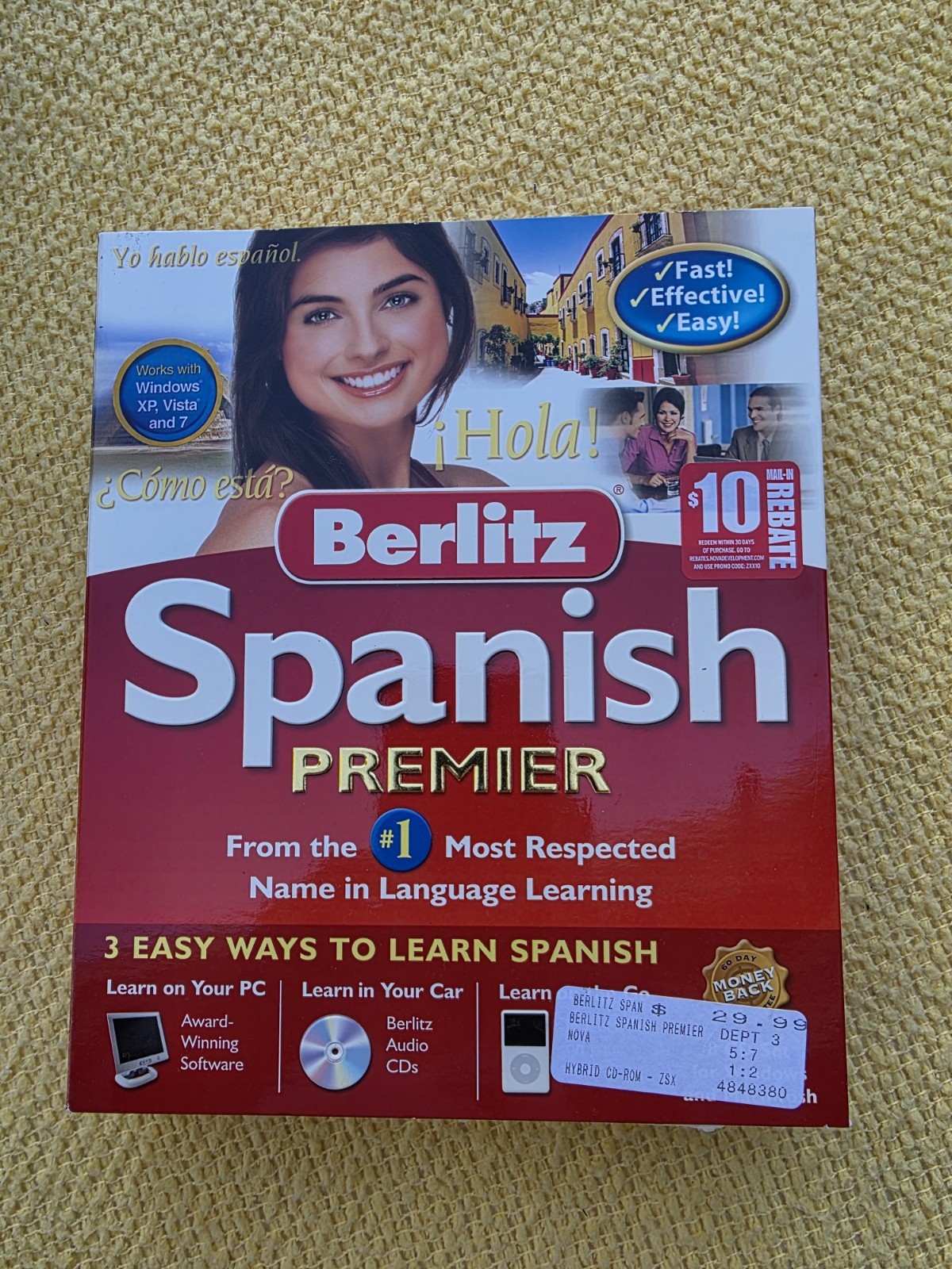 BERLITZ Spanish Premier Language Learning Software 8-Disc Set For Windows & Mac