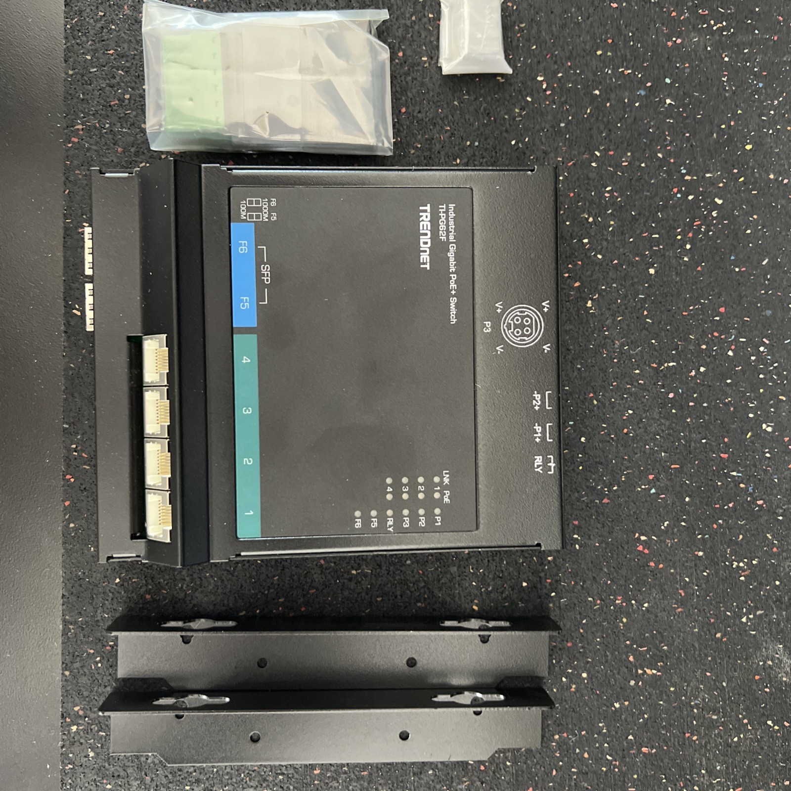 Trendnet Power Over Ethernet Switch Gigabit Hardened 6 Port Managed TI-PG62F