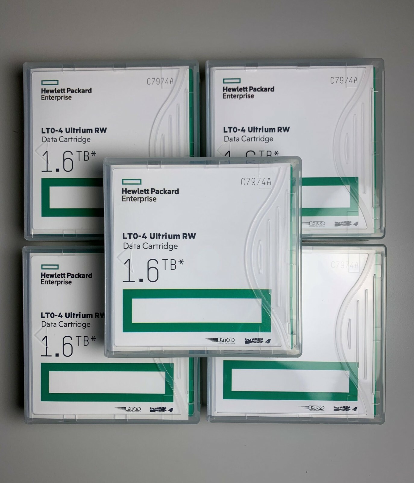 HP LTO4 Tape Cartridge C7974A (20 PACK) Ultrium 800GB /1.6 TB Data Storage - NEW