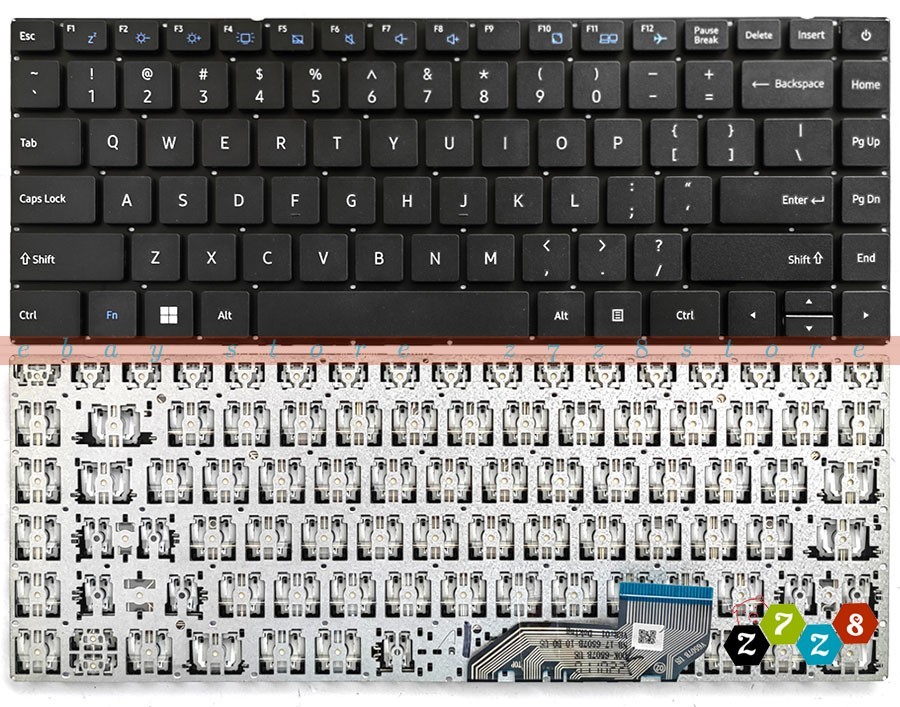New Toshiba Dynabook Satellite Pro C40-G C40-H C40-J CS40L CS45L US Keyboard