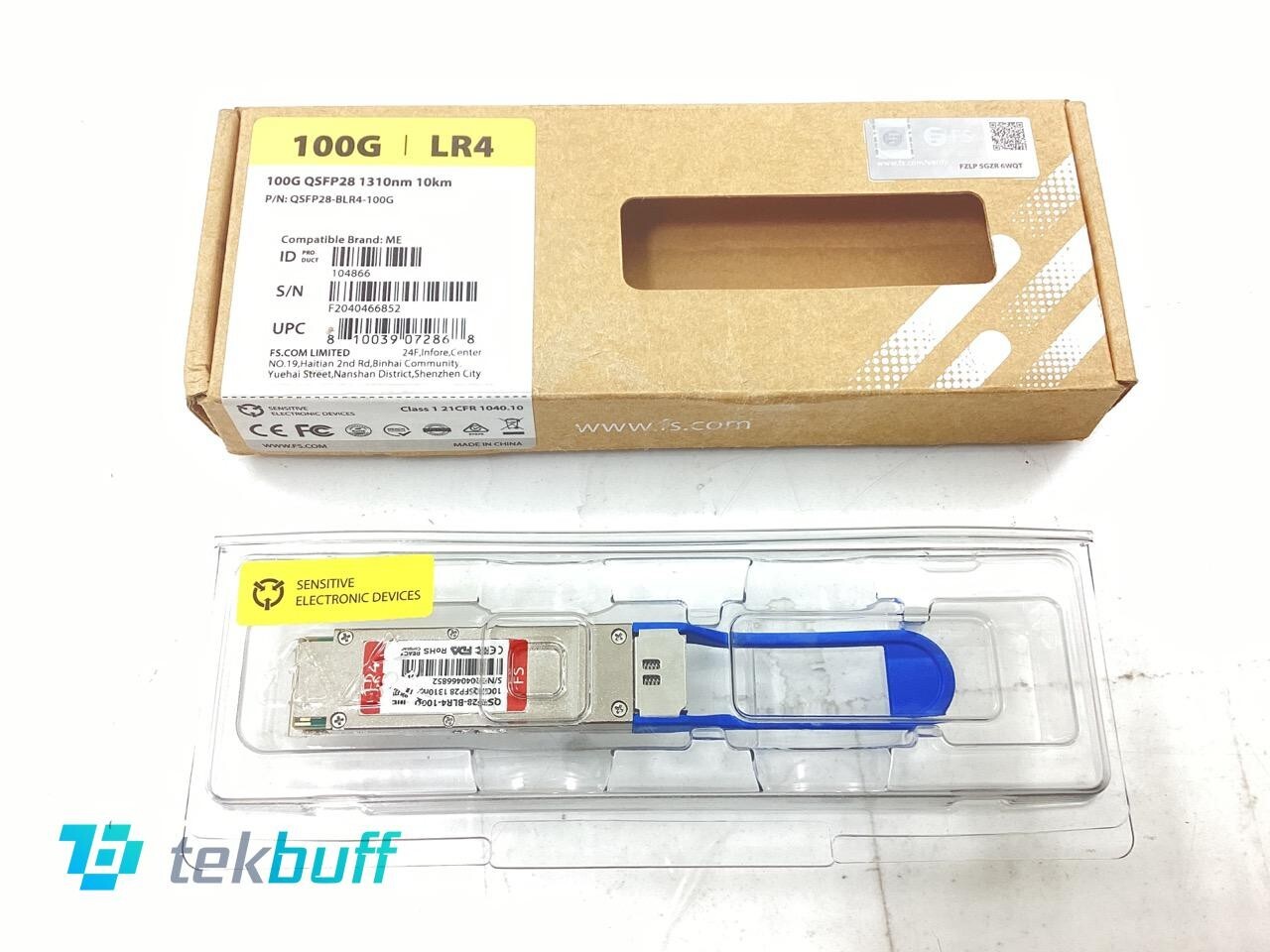 Mellanox Original QSFP28 Transceiver Module - 100 Gigabit Ethernet - MMA1L10-CR