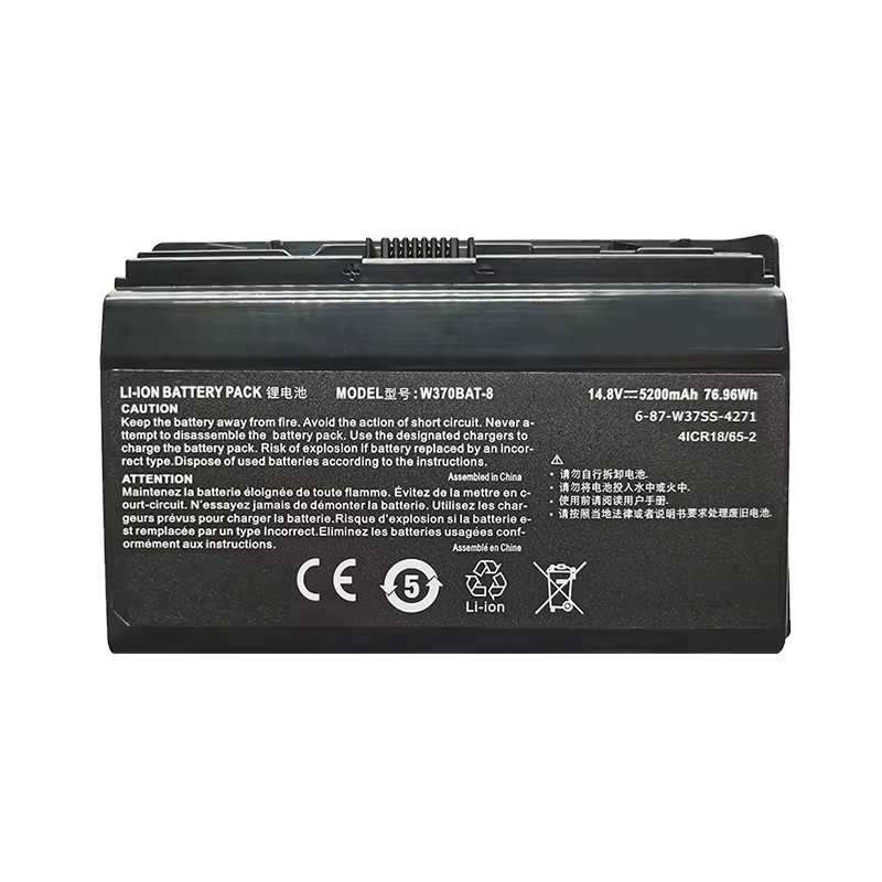 W370BAT-8 76.96Wh Laptop Battery  for Clevo K590S K660E 650C 750S 760E
