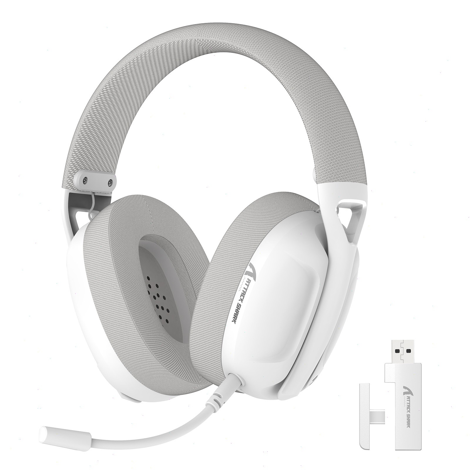 ATTACK SHARK L80 Tri-Mode Wireless Gaming Headset 180g Noise Cancelling For PC