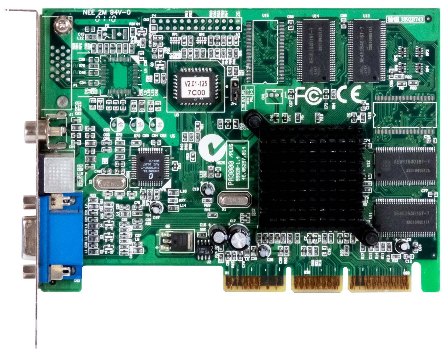 AOPEN NVIDIA RIVA TNT2 M64 32MB PA3000/PLUS AGP SDR