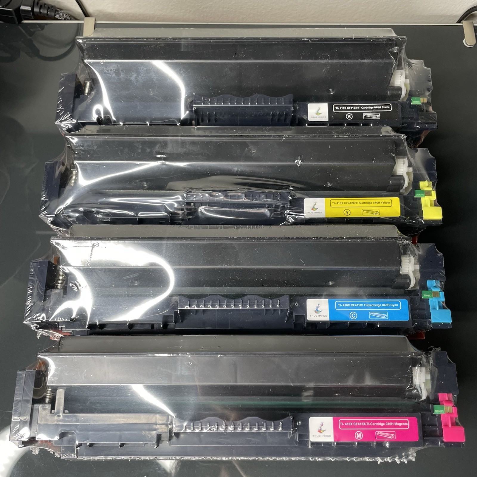 True Image 410X Compatible Laser Toner Set for HP CF410X CF411X CF412X CF413X