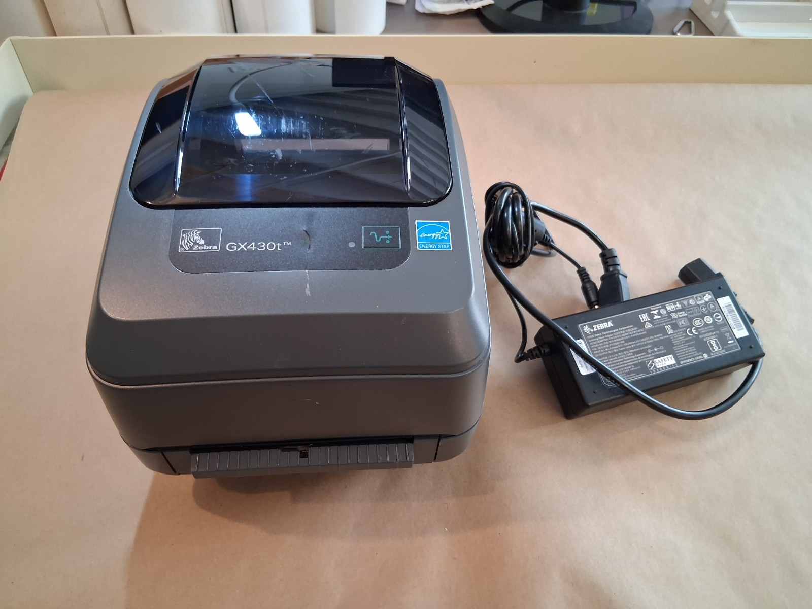 Zebra Model GX430t Barcode Thermal Label Printer GX43-102511-000