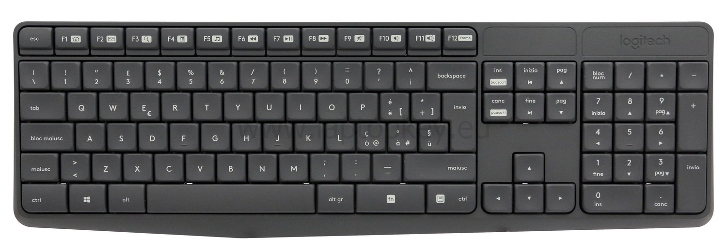Logitech K235 Wireless Keyboard Only - Gray (NO RECEIVER) (/RT6-14496-Y-R0036...