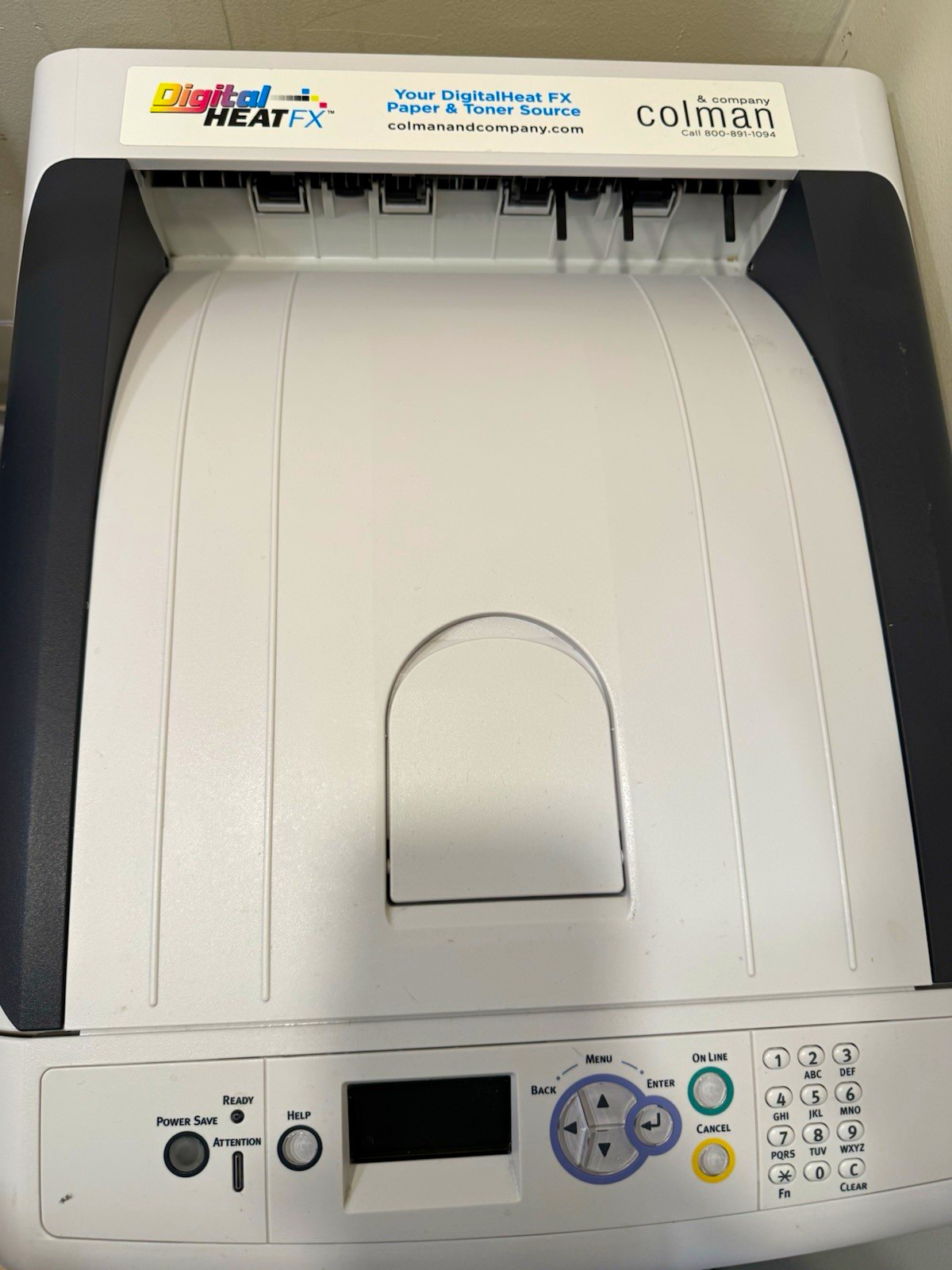 OKI Pro8432WT LED Color Workgroup Printer, White Toner, 35ppm, USB
