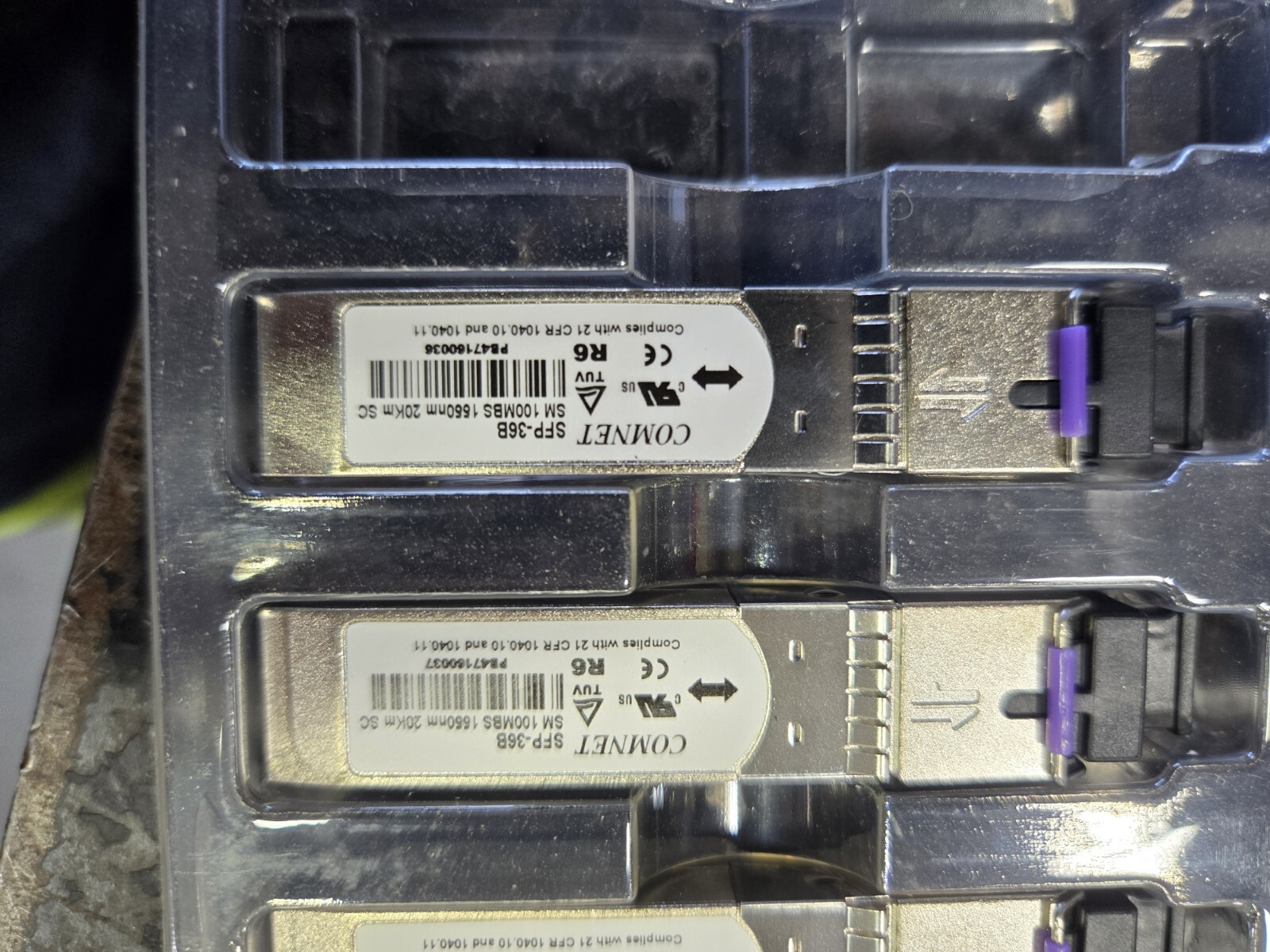 COMNET Sfp-36A mm10/100mbps 1310nm 20km 1 Fiber Small Plug Module Optic D