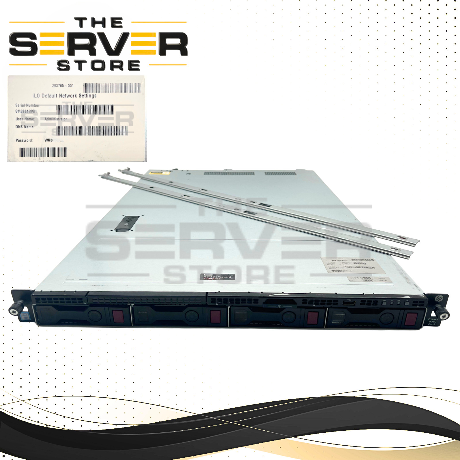 HPE ProLiant DL160 GEN 9 1U Rack Mount Server with : Motherboard/CPU/Heatsink