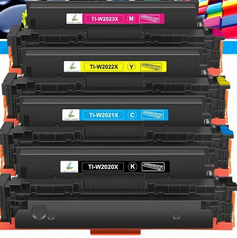 414X 414A Toner Cartridges 4 Pack High Yield MFP M479fdw Compatible Replacment 