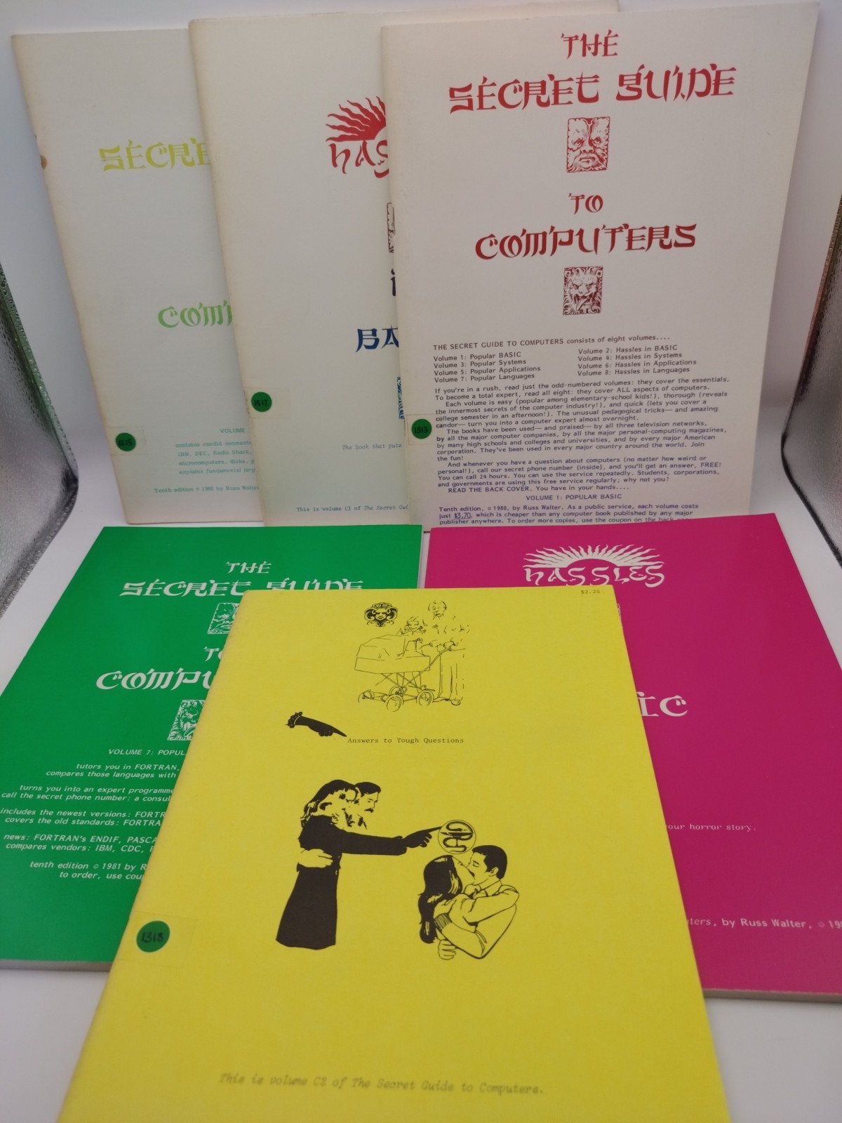The Secret Guide to Computers Russ Walter Lot 5 Vols 1978–1981 Vintage BASIC