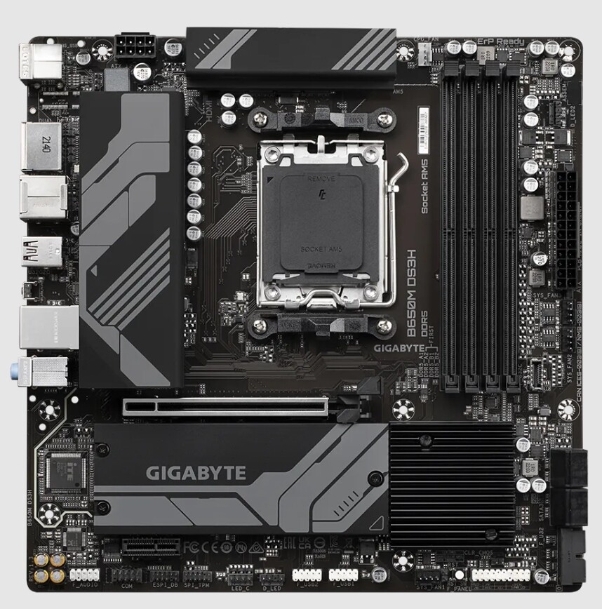 FOR GIGABYTE B650M DS3H DP  AMD B650 AM5 Motherboard 100% Test Work