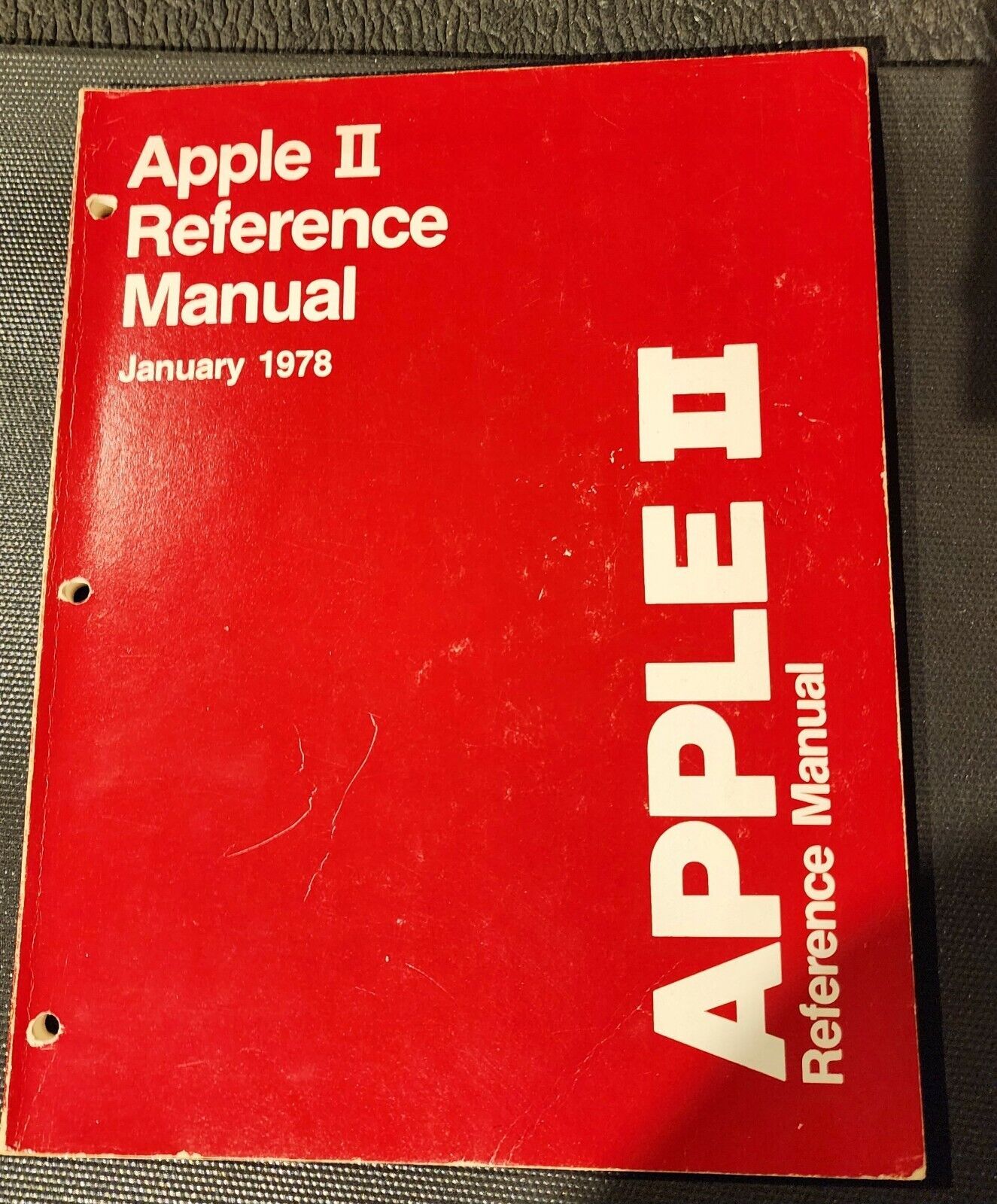 Apple Macintosh Reference Manual Red Book January 1978 Original Vintage RARE