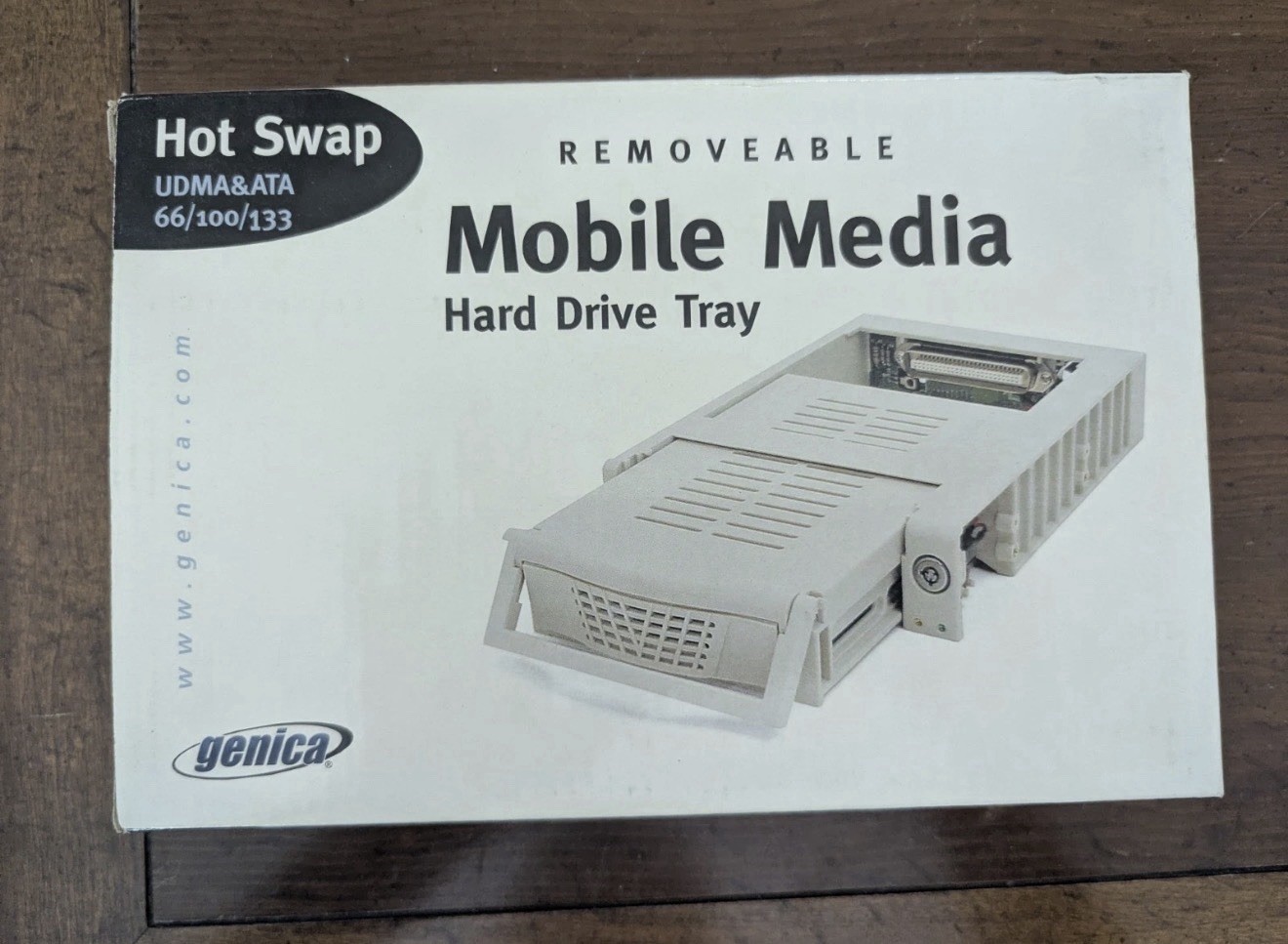 Genica GN-210 Mobile Media Removable IDE Hard Drive Tray Hot Swap ATA 66/100/133