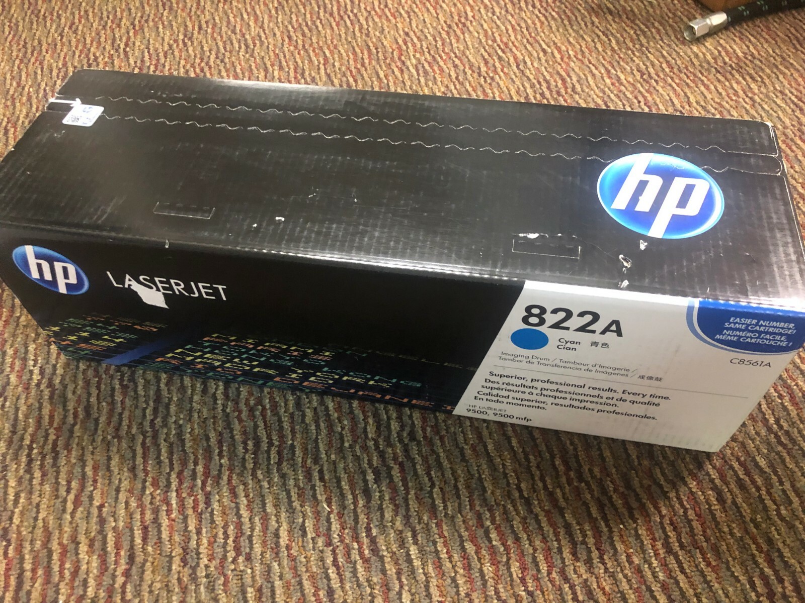 NEW Genuine HP 822A C8561A Cyan IMAGING DRUM for HP 9500 9500MFP 40,000 Pg